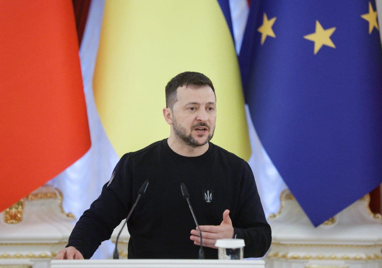 V. Zelenskis prabilo apie Ukrainos ir viso pasaulio norą derėtis su Rusija