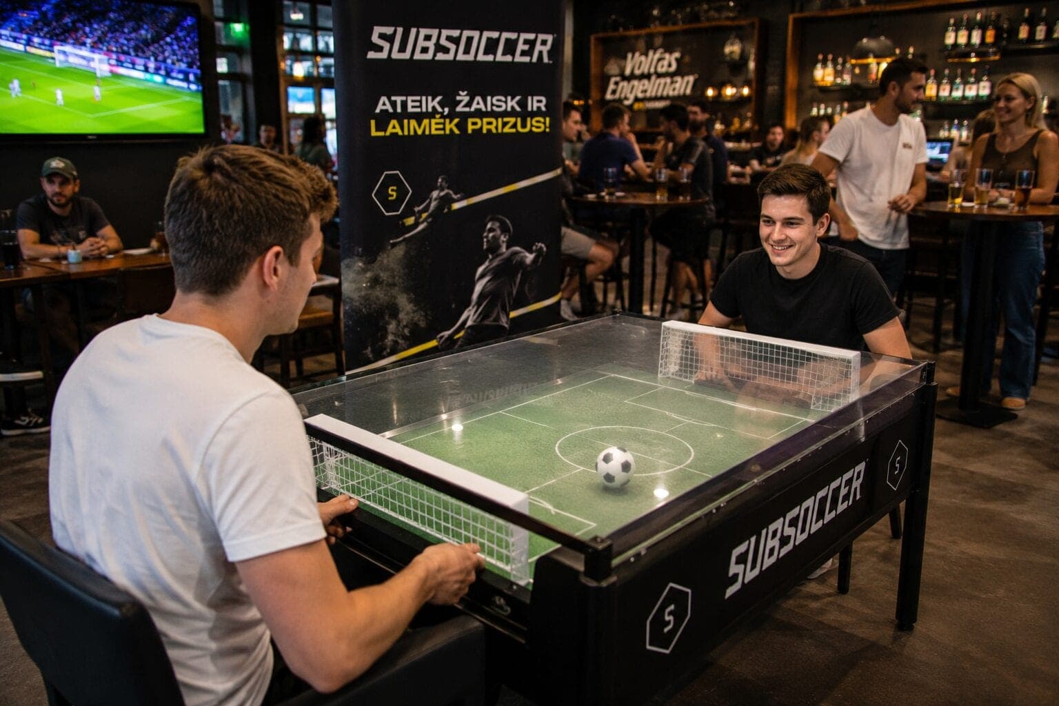 Futbolą galima žaisti ir sėdint: nauja pramoga jau pasiekė ir Lietuvą