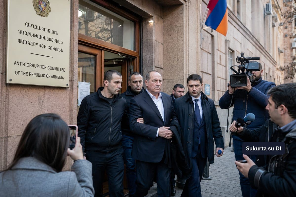Armėnijoje sulaikytas buvęs prezidentas R. Kočarianas – kaltinamas kyšininkavimu, piktnaudžiavimu valdžia ir pinigų plovimu