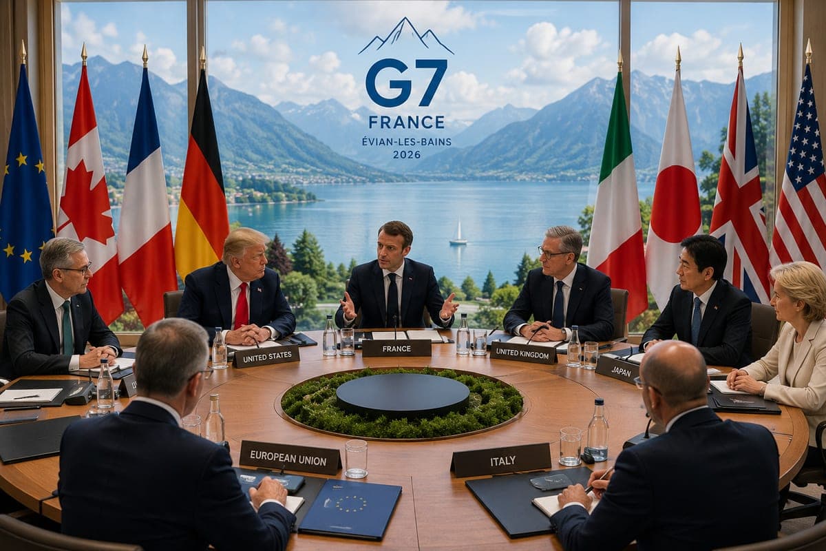 G7 susitikimas Éviane parodė naują realybę: vienybės daugiau, bet pasaulis darosi pavojingesnis