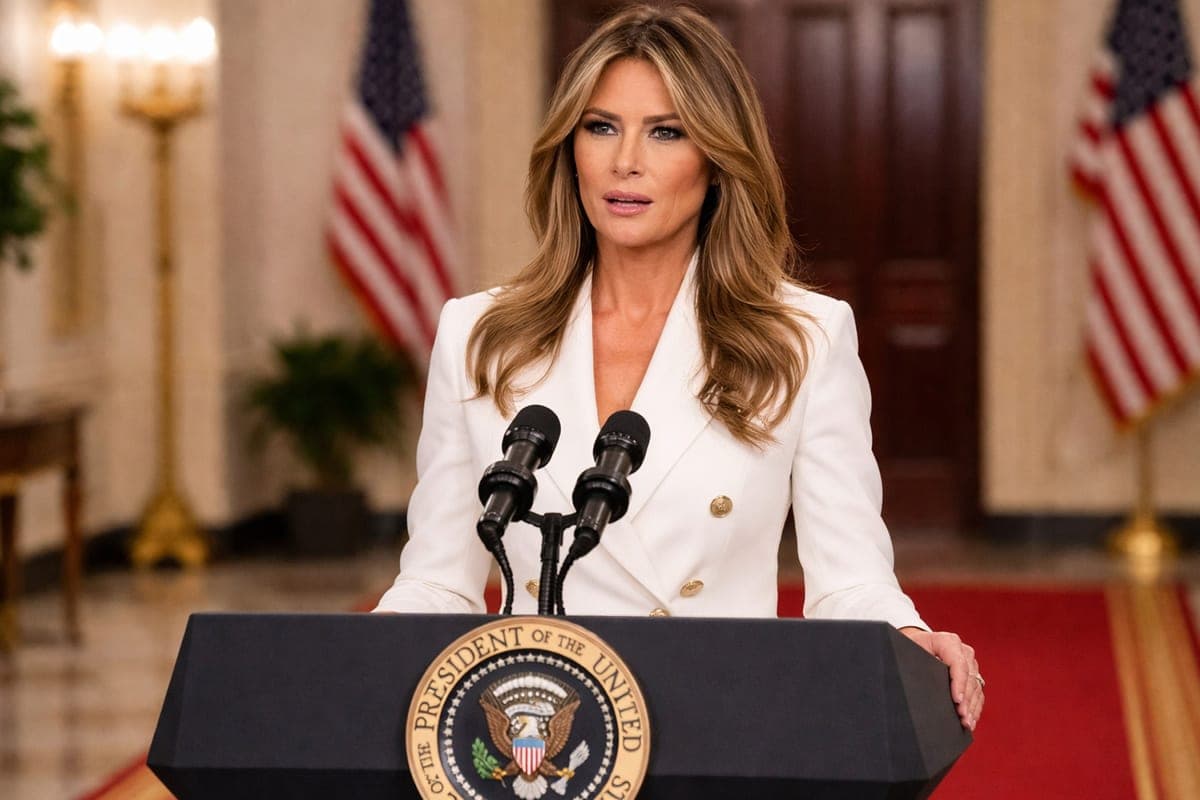 Melania Trump neigia ryšius su Epsteinu: „šie pasakojimai yra visiškai melagingi“