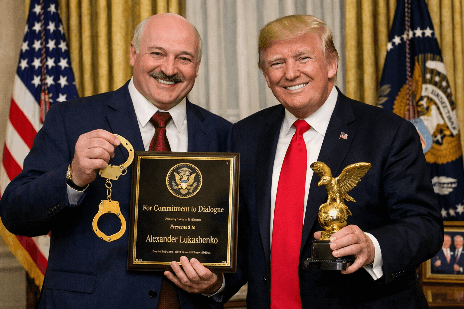 Lukašenkai – padėkos iš D. Trumpo: netikėtas Vašingtono tonas