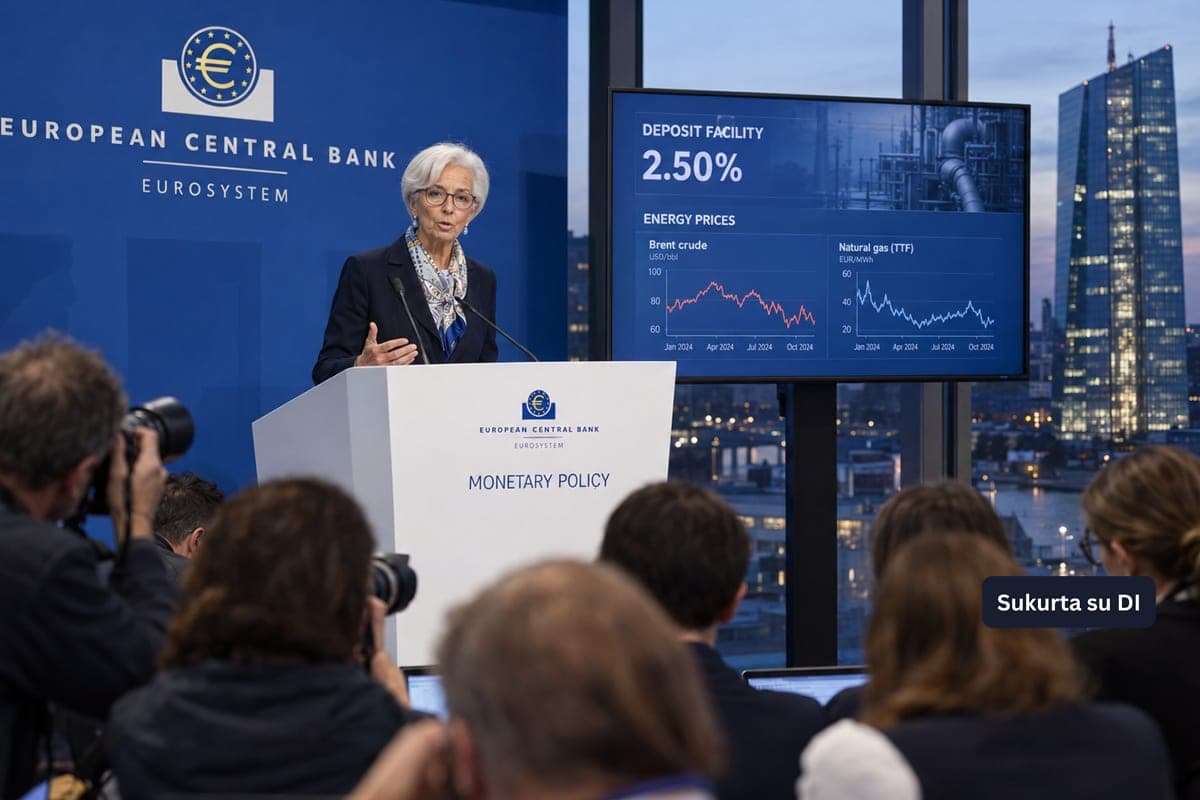 ECB padidino palūkanas iki 2,5 proc.: ar brangesni pinigai gali sustabdyti energijos sukeltą infliaciją?