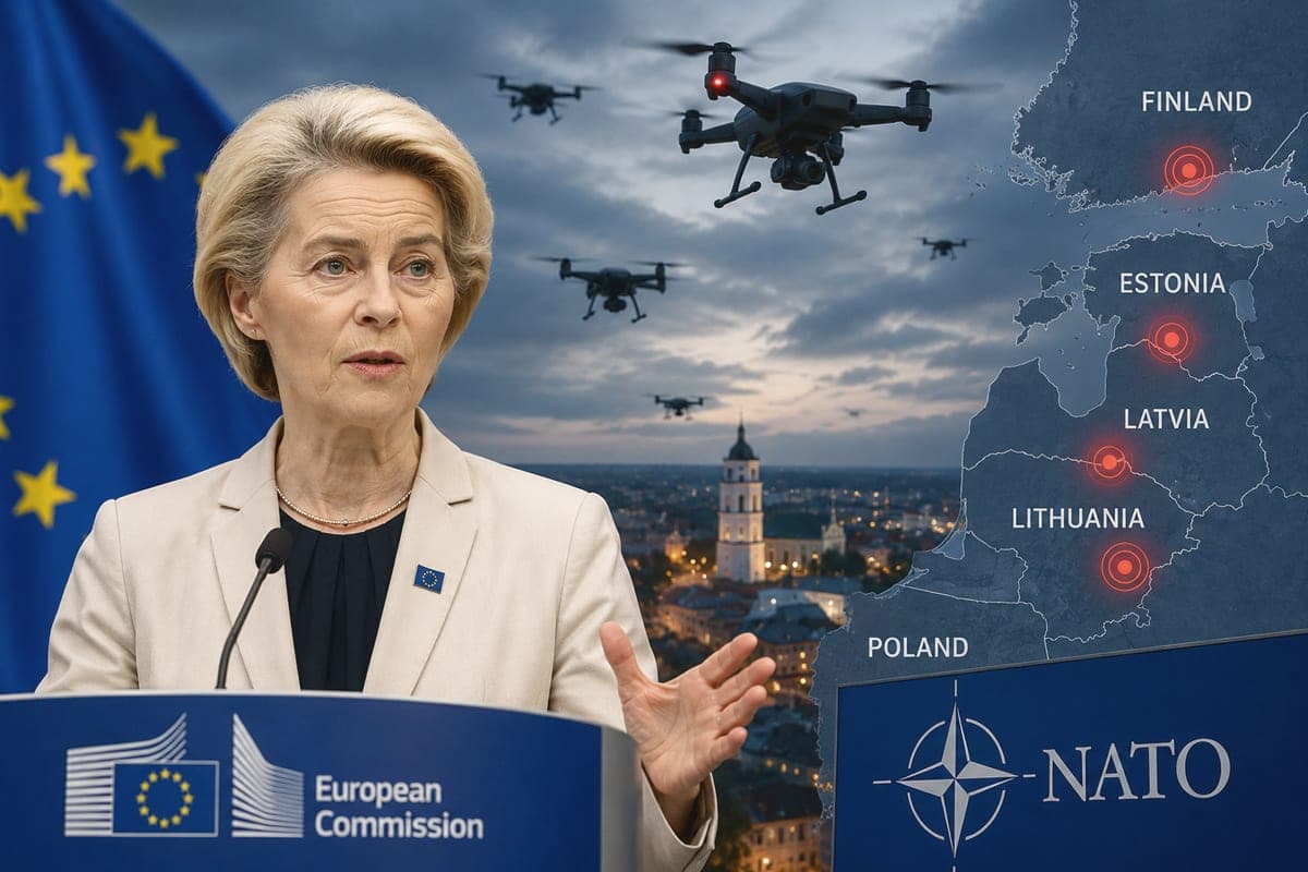 Dronų aliarmas Vilniuje: Europa žada atsaką po naujos provokacijų bangos