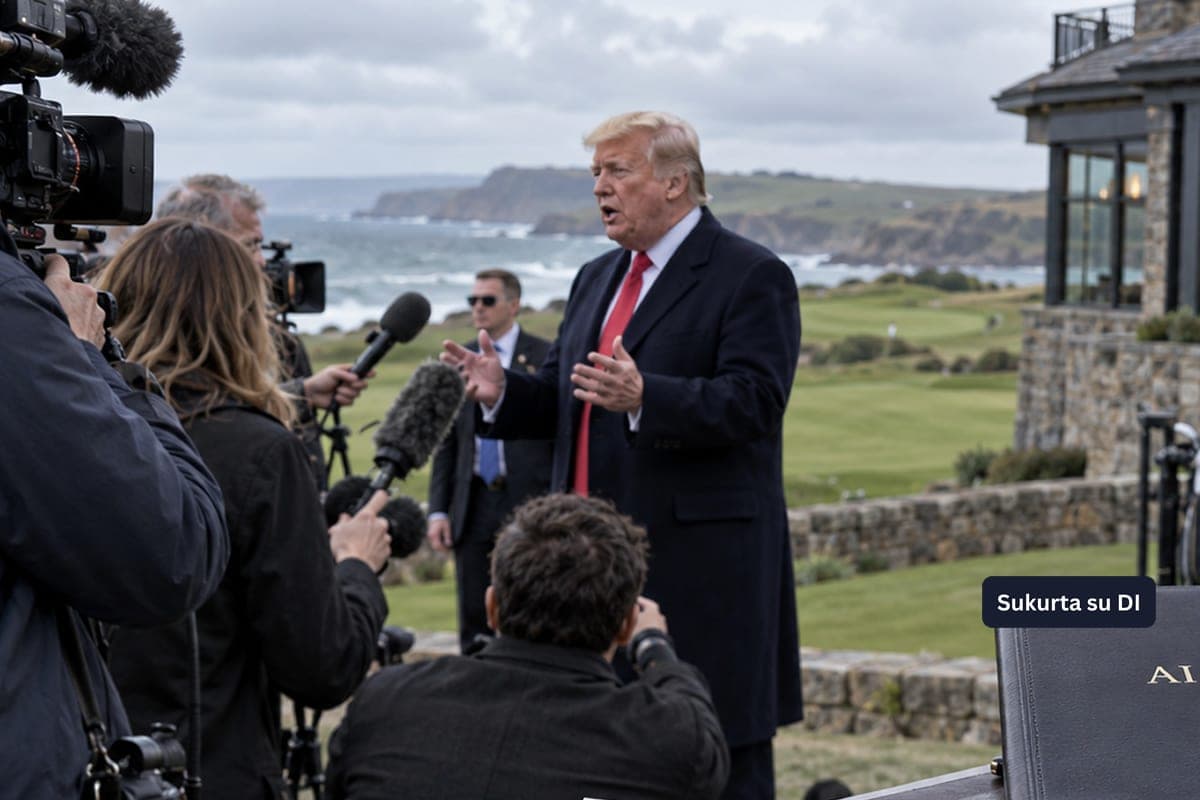 Trumpas atmetė raginimus lėtinti DI plėtrą: „Kas laimės DI lenktynes, tas laimės viską“