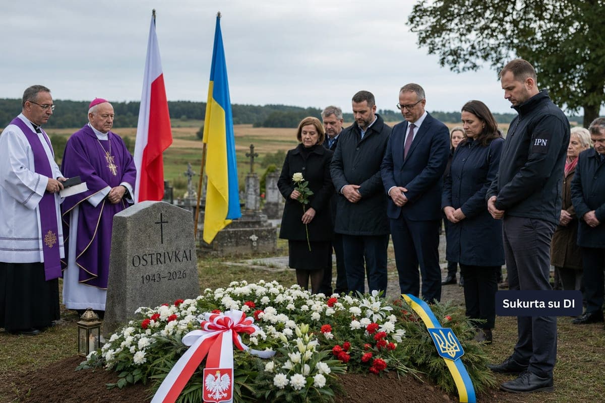 Lenkija ir Ukraina mėgina įveikti Voluinės žudynių šešėlį: karo aukų ekshumacijos atveria kelią susitaikymui
