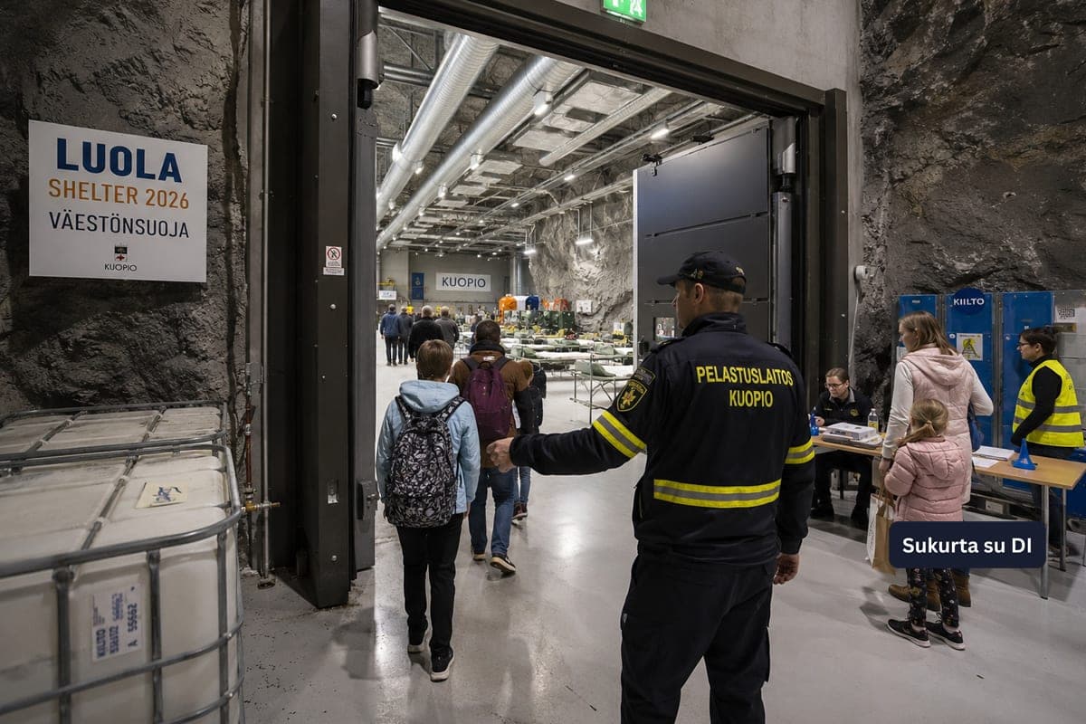 Suomija surengė milžiniškas civilinės gynybos pratybas: daugiau kaip 2 tūkst. žmonių mokėsi išgyventi ataką