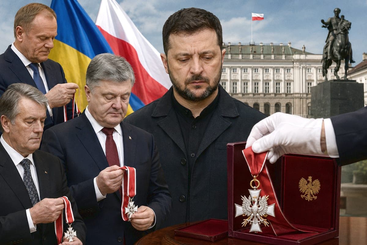 Baltojo erelio skandalas plečiasi: trys buvę Ukrainos prezidentai atsisako Lenkijos apdovanojimų