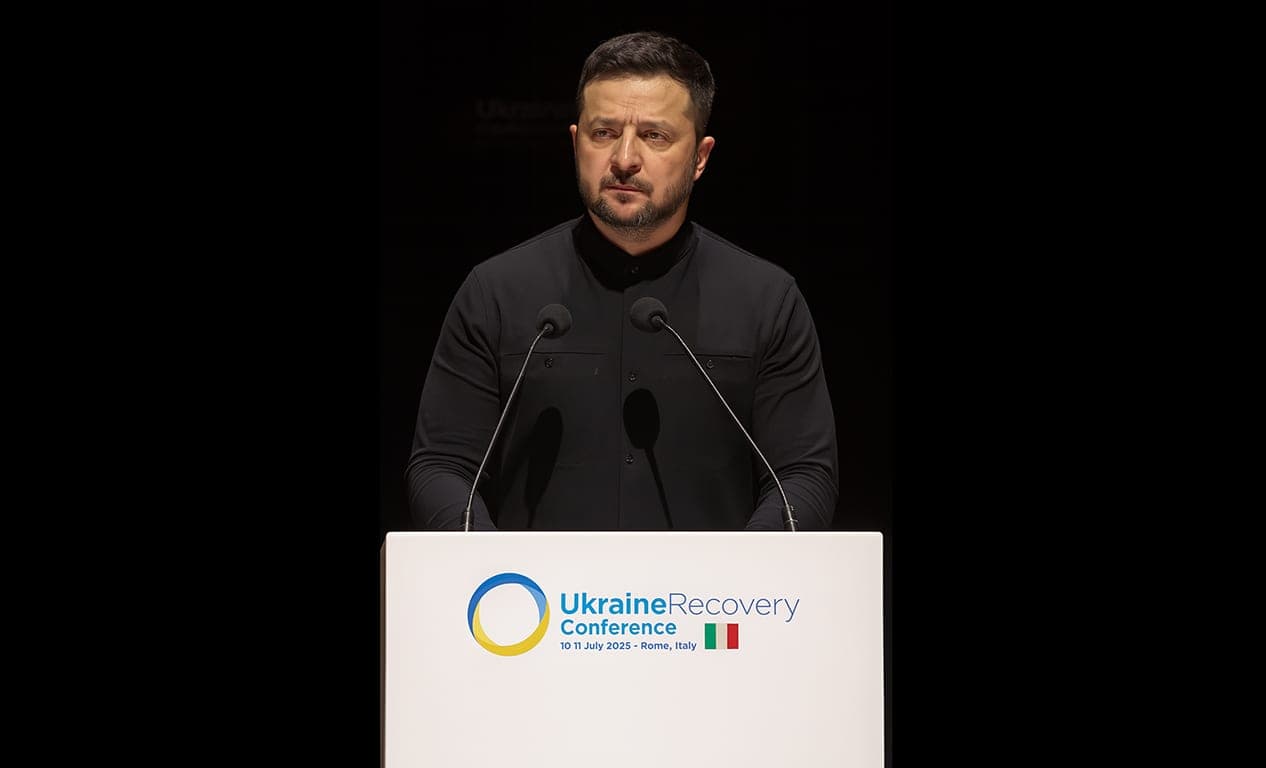 Romos konferencijoje V. Zelenskis sulaukė palaikymo: Europa planuoja karinę misiją Ukrainoje
