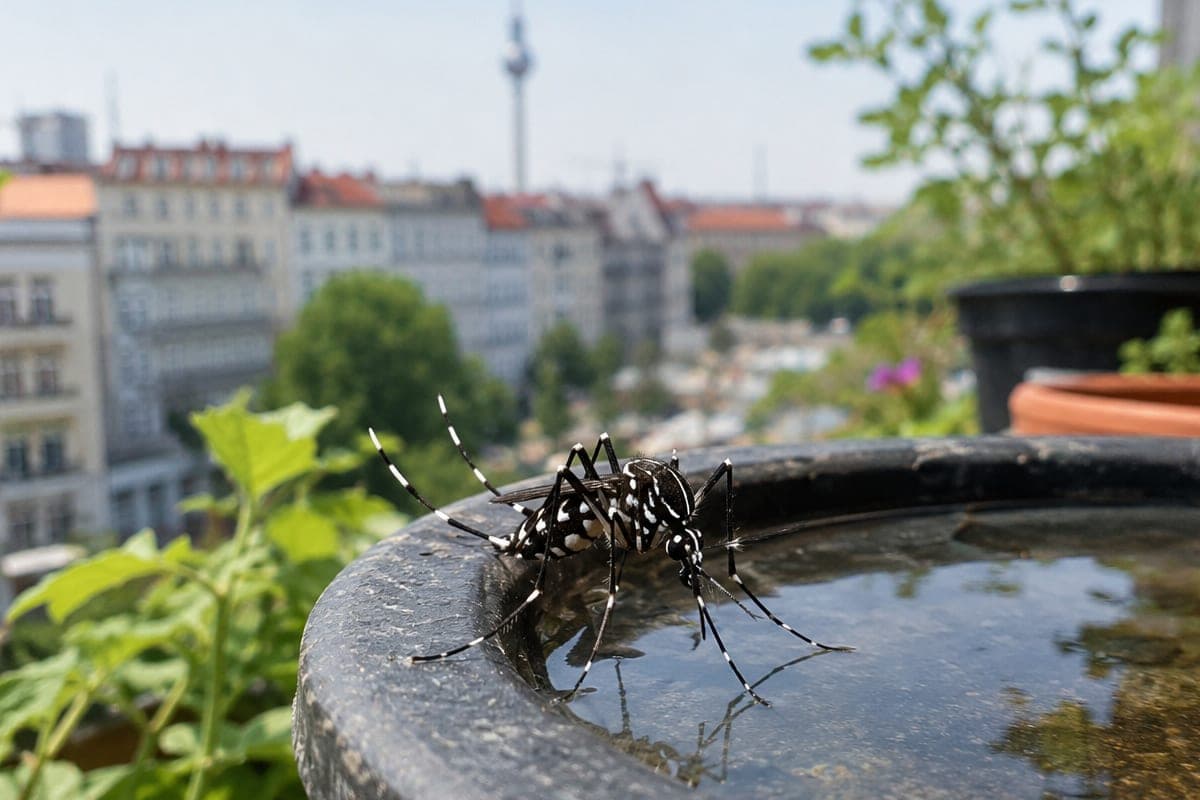 Azijinis tigrinis uodas jau pasiekė Berlyną: mažas vabzdys Europai atneša didelių problemų
