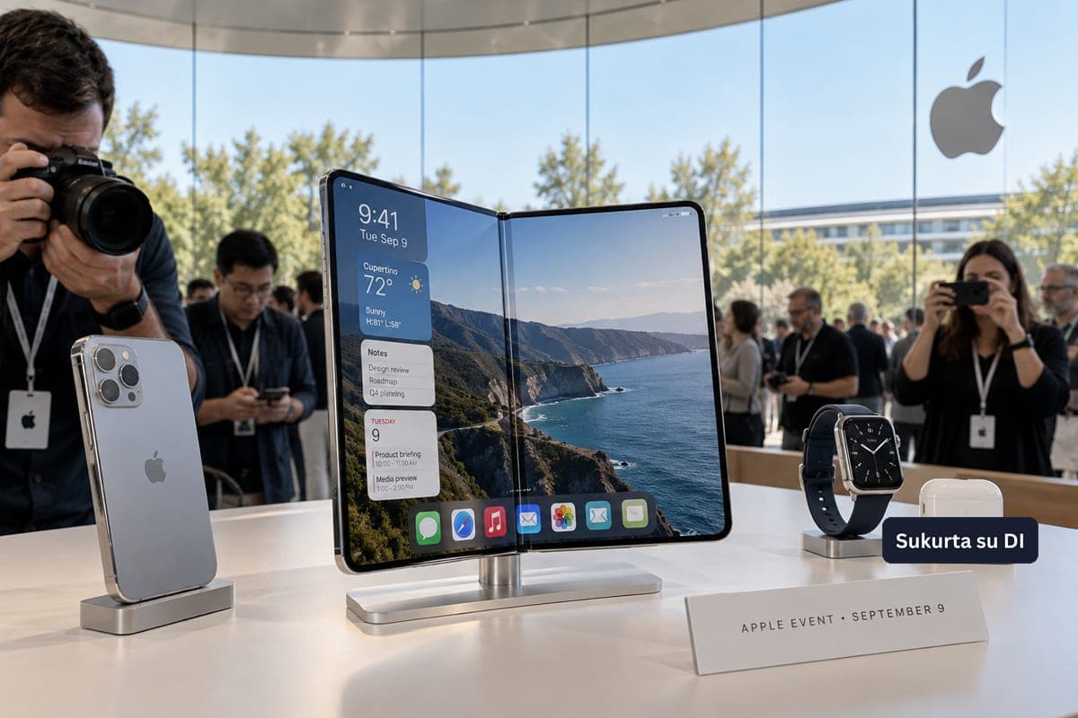 „Apple“ ruošiasi svarbiausiam metų pristatymui: laukiama pirmojo sulankstomo „iPhone“ ir brangesnių „Pro“ modelių