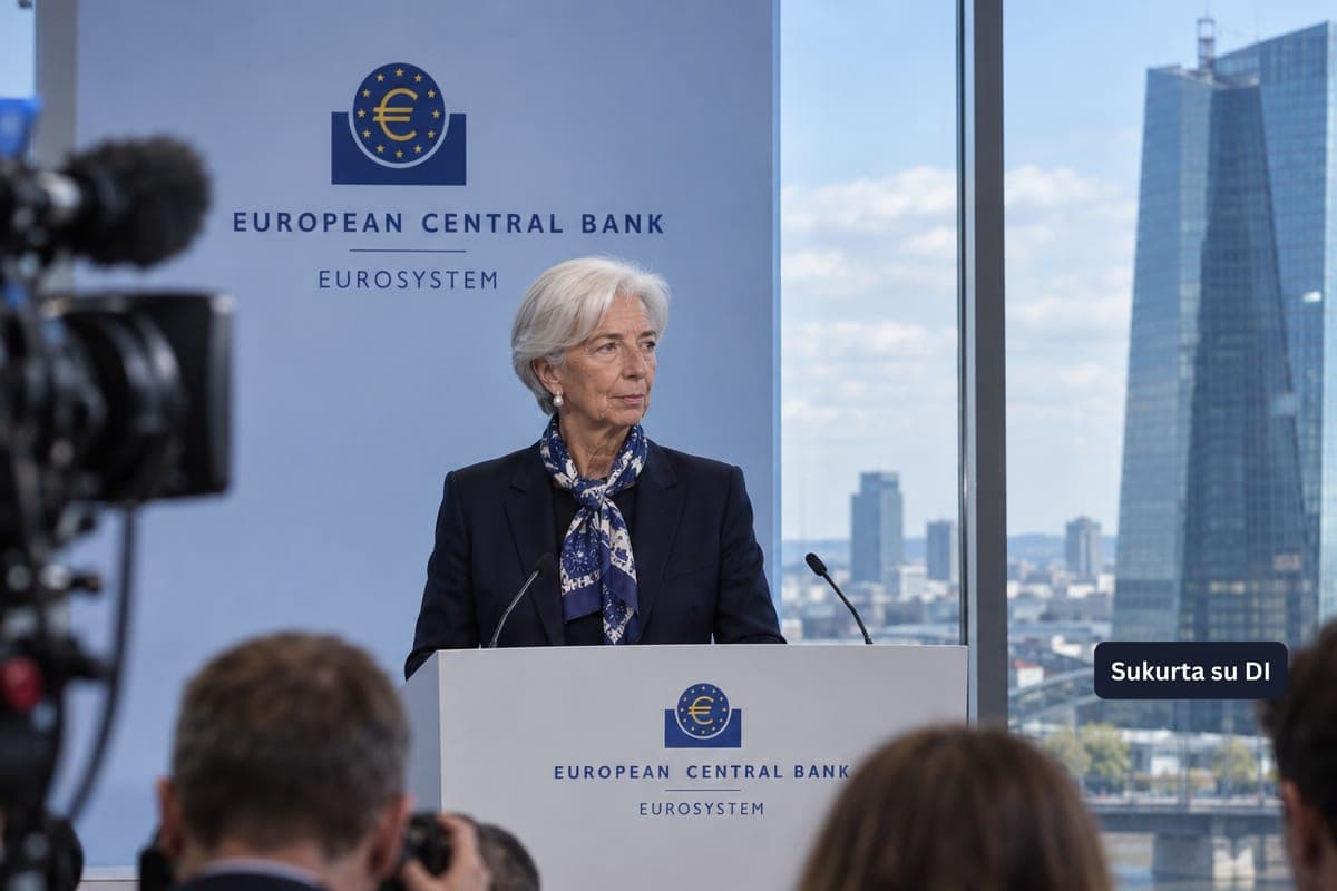 Gandai apie ankstyvą C. Lagarde pasitraukimą sukėlė nerimą ECB koridoriuose