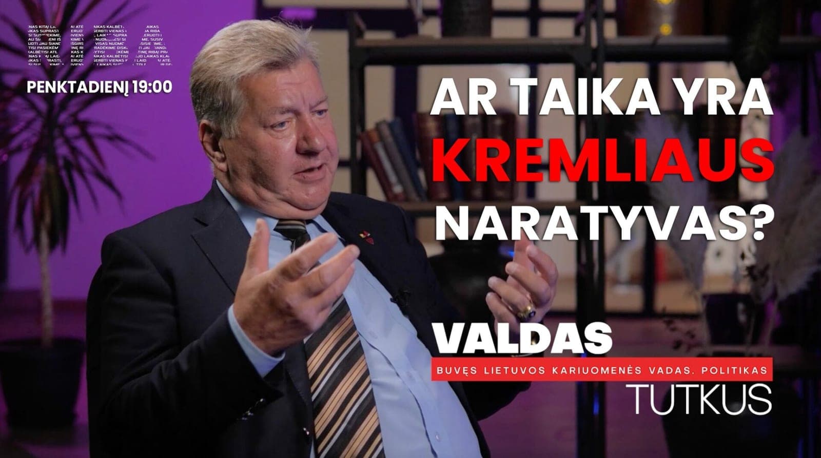 Valdas Tutkus laidoje „Riba“: jaunimas yra „užzombintas“ – tačiau atsimerkti būtina