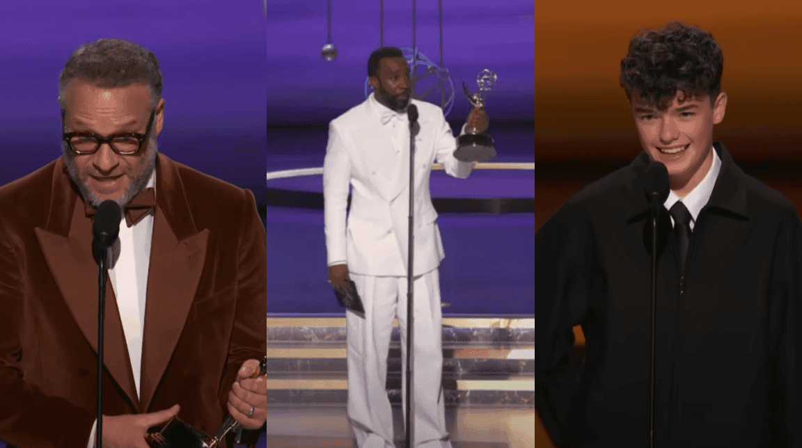 Emmys 2025: karo tema apdovanojimų kalbose, jauniausias laimėtojas ir kiti rekordai
