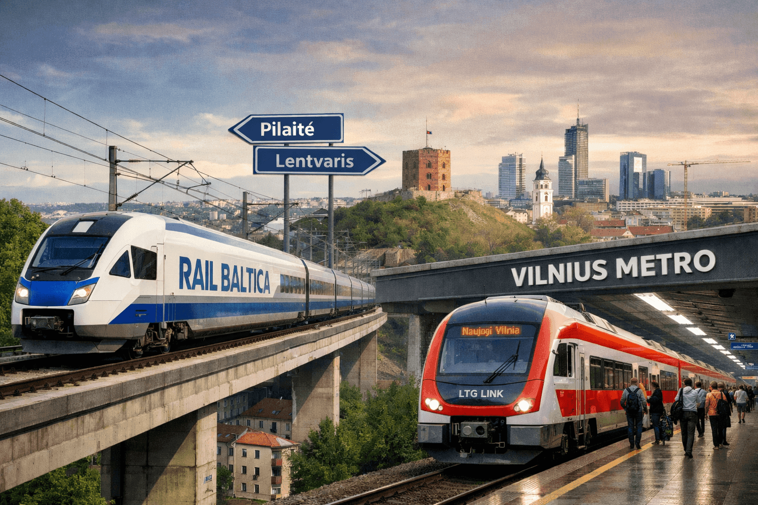 „Rail Baltica“ per Pilaitę ir 3 mlrd. eurų metro, nors Vilnius jau turi „geležinkelio metro“?
