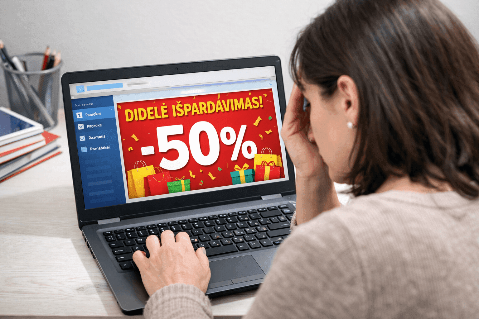 Elektroniniame dienyne – maisto reklama: tėvai kelia klausimus dėl komercinio turinio
