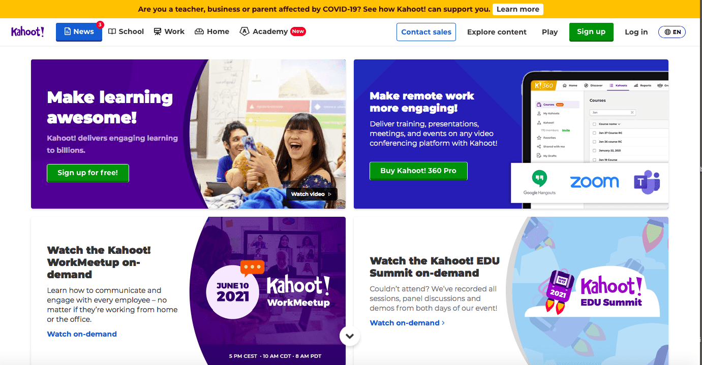 „Kahoot!“ – mokymosi platforma, skatinanti žingeidumą bei konkurencingumą