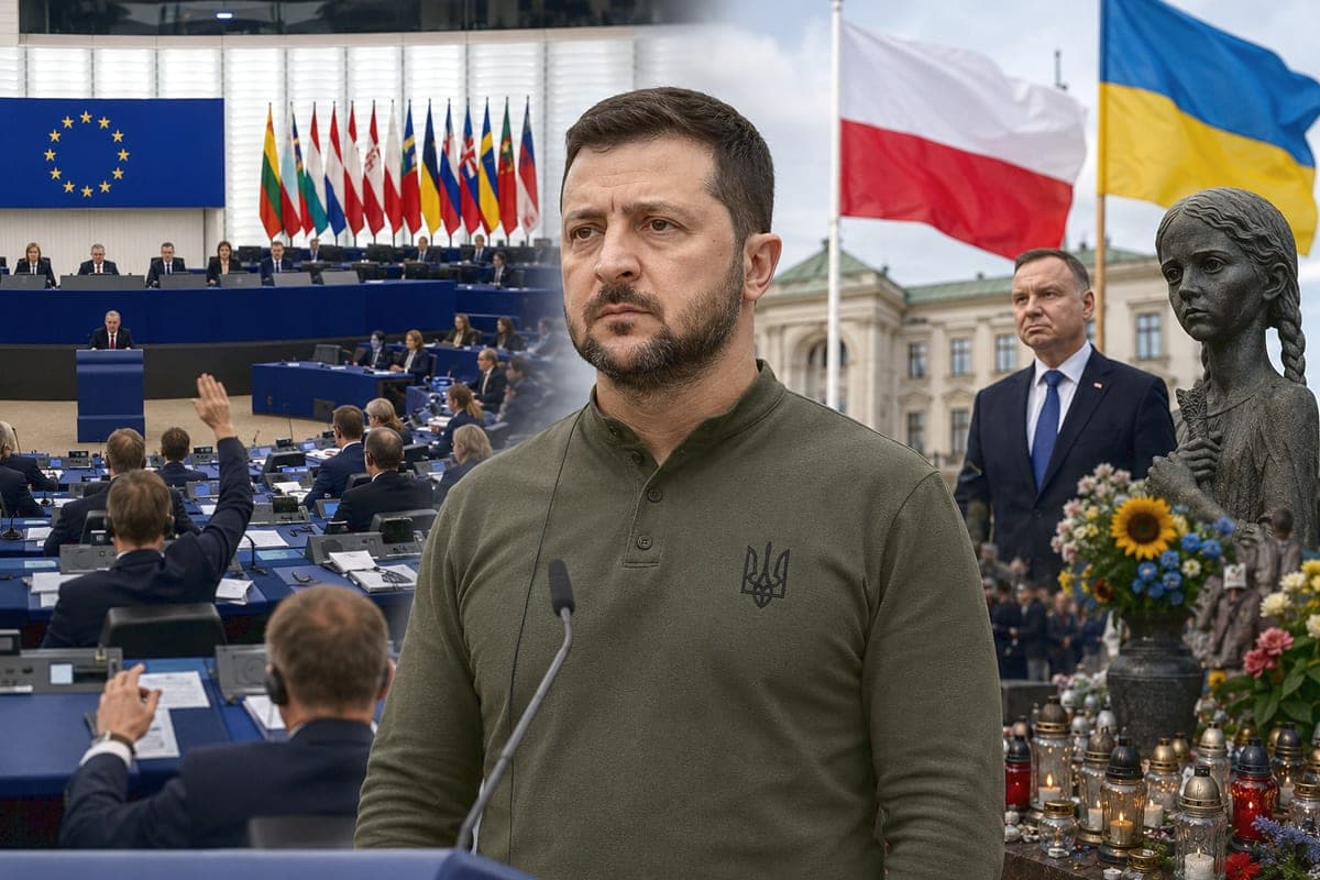 Europos Parlamentas palaikė Lenkijos poziciją ginče su V. Zelenskiu dėl UPA vardo