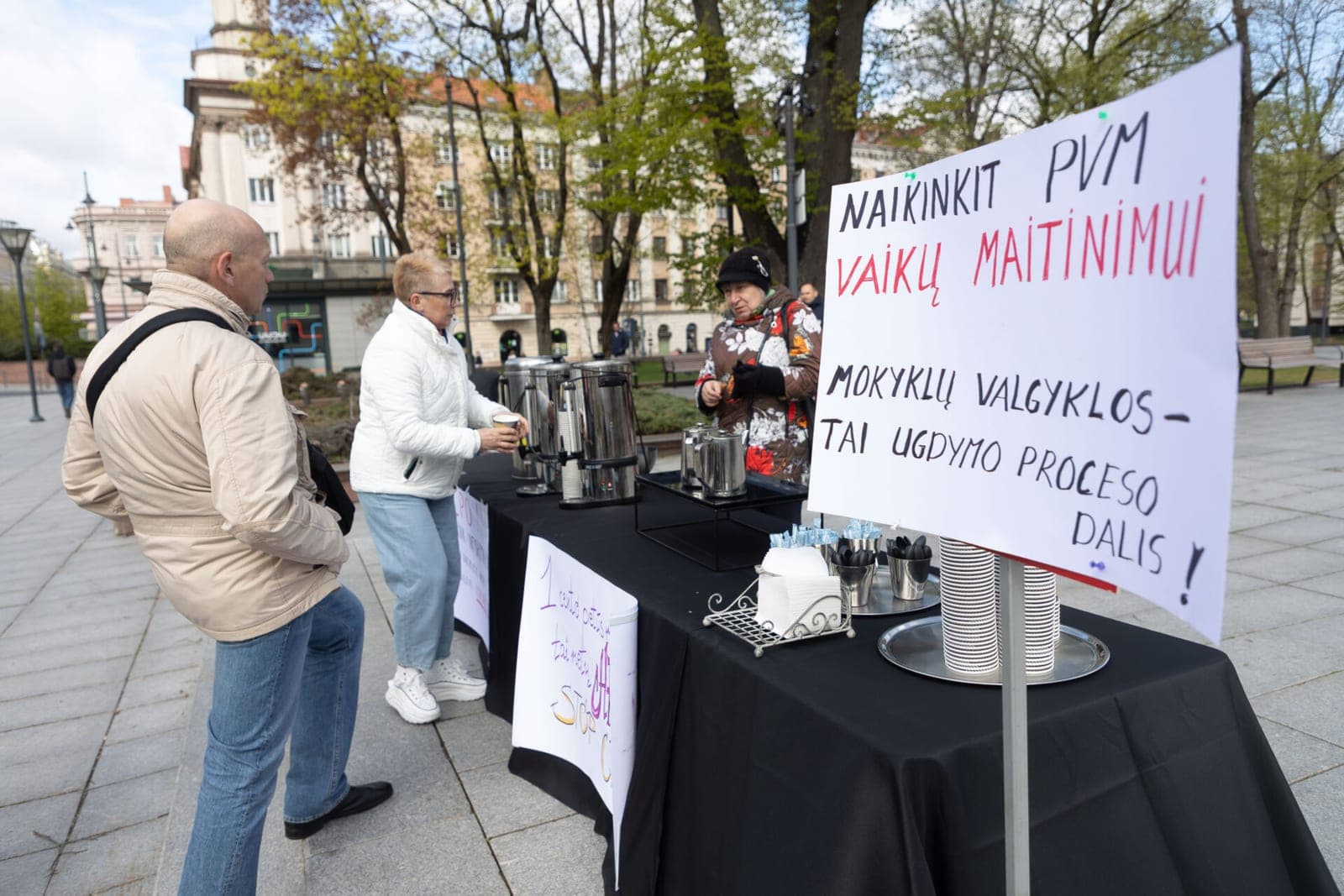 Prasidėjo maitinimo sektoriaus atstovų protestas: reikalaujama mažesnio PVM tarifo