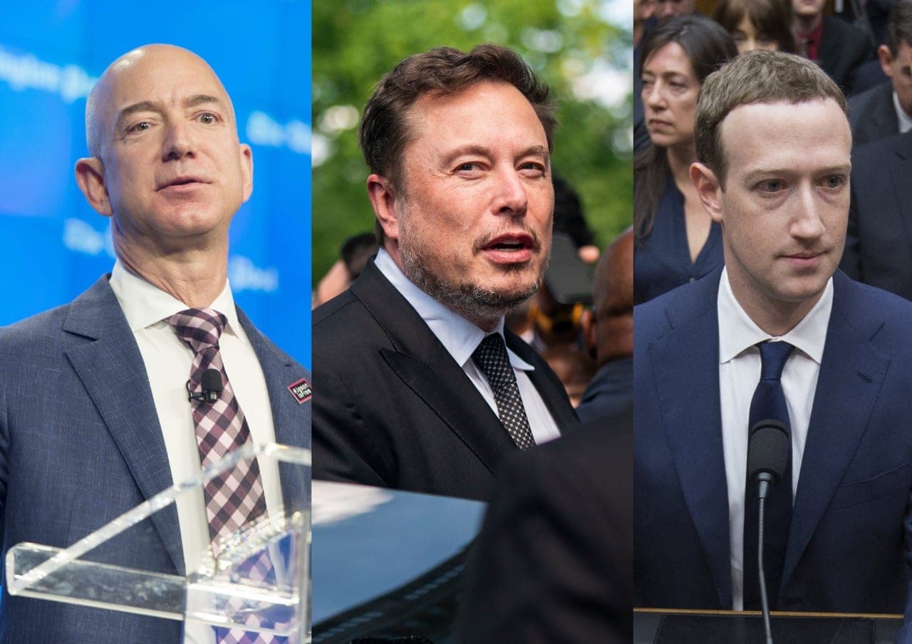 D. Trumpo inauguracijoje - technologijų magnatai E. Muskas, J. Bezosas ir M. Zuckerbergas