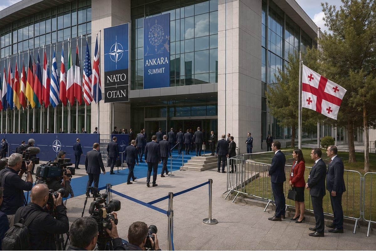 Sakartvelas liko už NATO durų: buvęs svarbus partneris neįtrauktas į Ankaros susitikimų programą