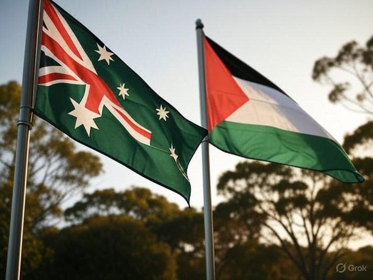 Australija pripažins Palestinos valstybę, reikalauja Gazos demilitarizacijos