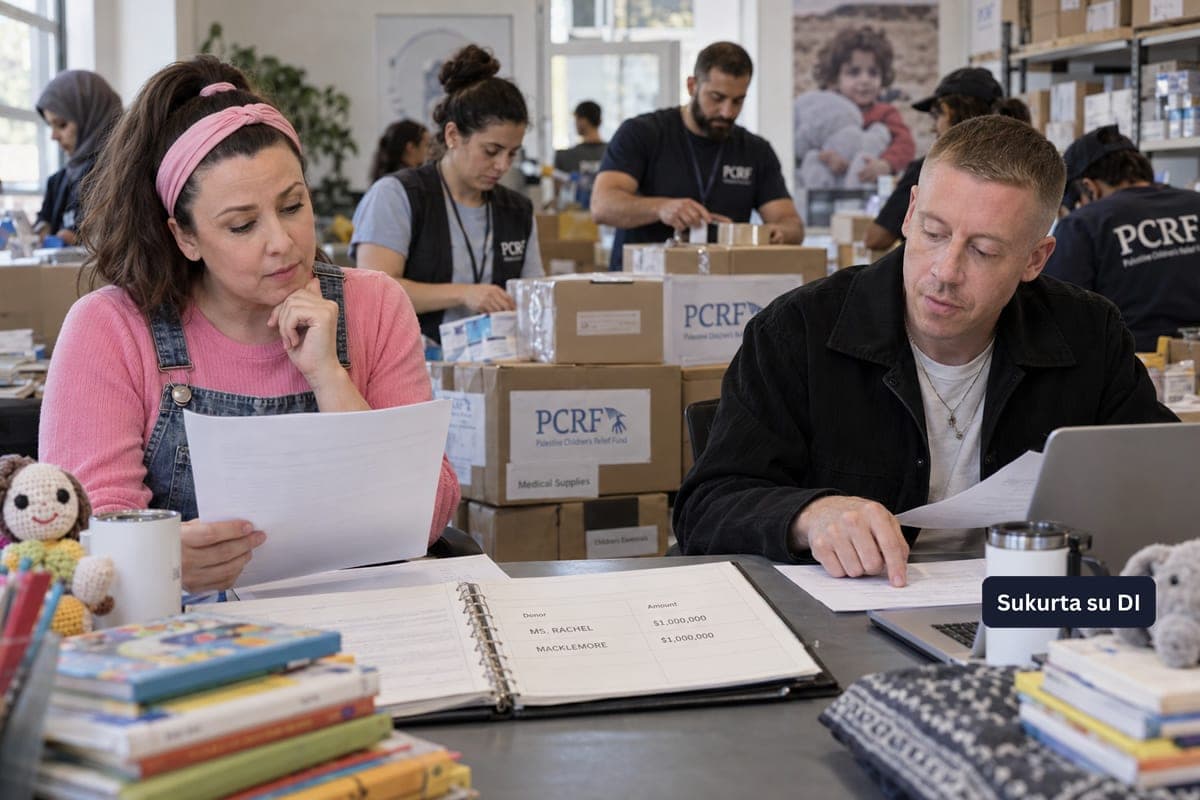 Ms. Rachel pasekė Macklemore’o pavyzdžiu: pažadėjo 1 mln. dolerių palestiniečių vaikams