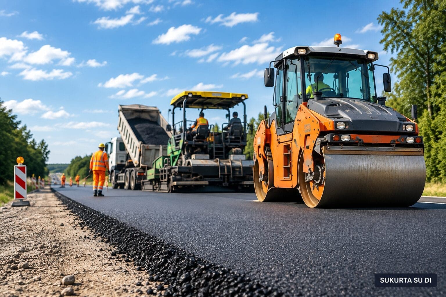 „Via Lietuva“ pradeda beveik 20 km ilgio kelių atnaujinimo darbus Lazdijų rajone