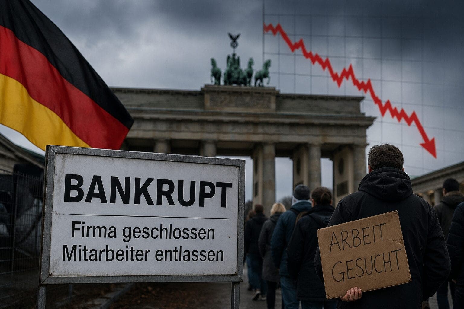 Vokietijoje „įsisiūbuoja“ bankrotų krizė: bedarbių – milijonai