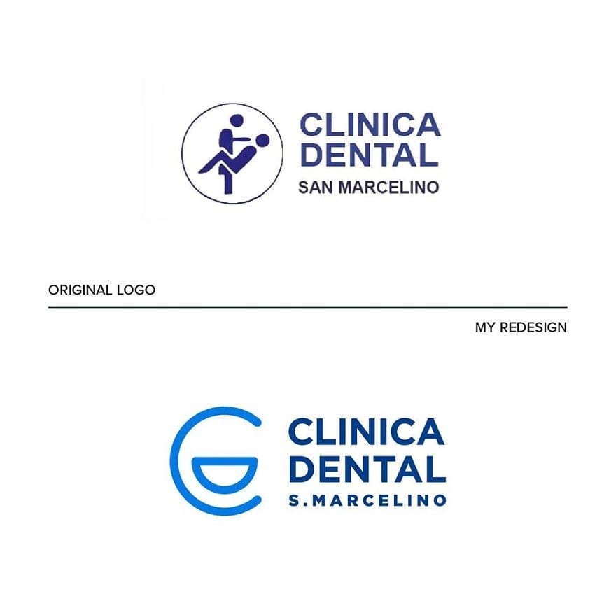 Odontologijos klinikos logotipas