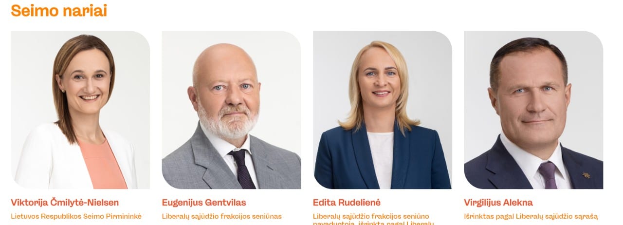 liberalų lyderiai
