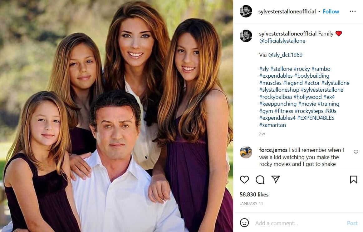 Sylvester Stallone  askyros vaizdas
