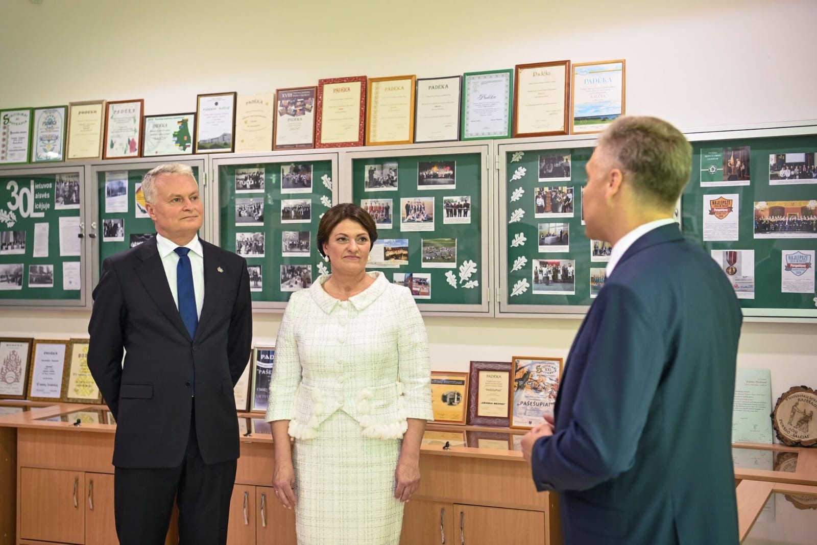 G. Nausėda su žmona Diana