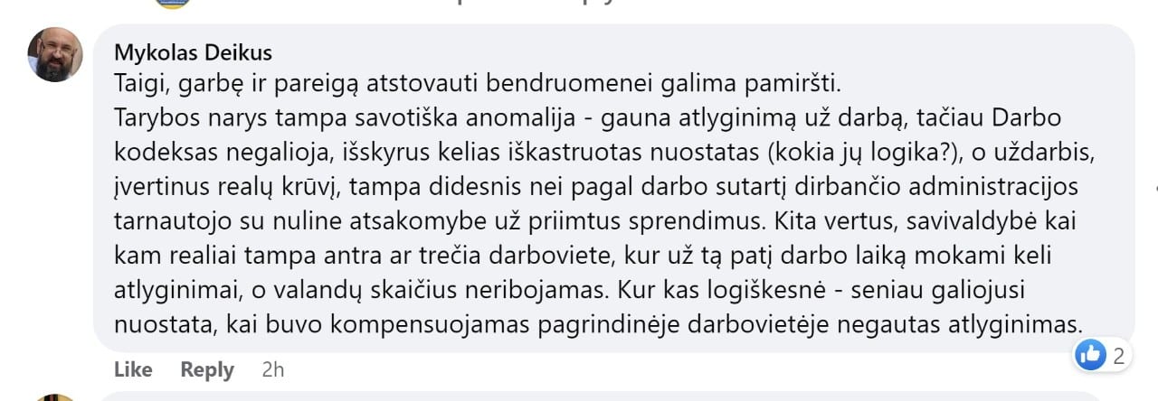 komentaras
