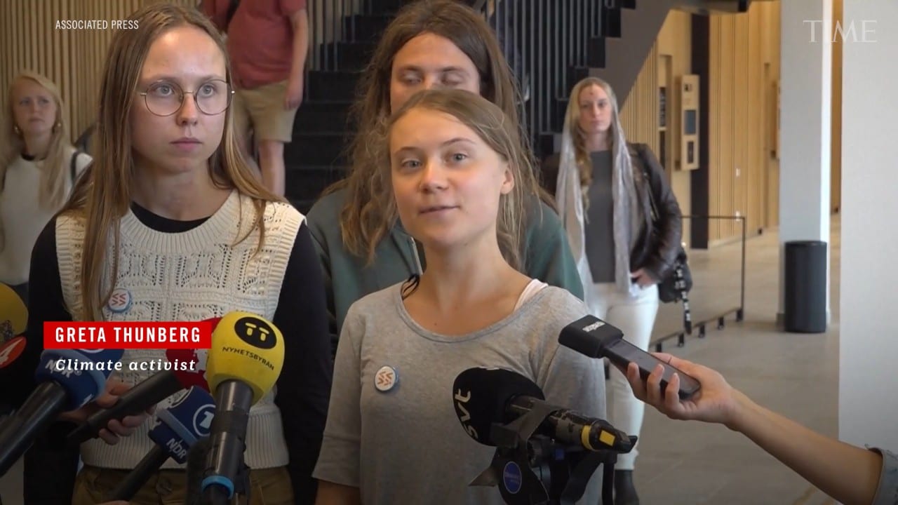 G. Thunberg gavo baudą