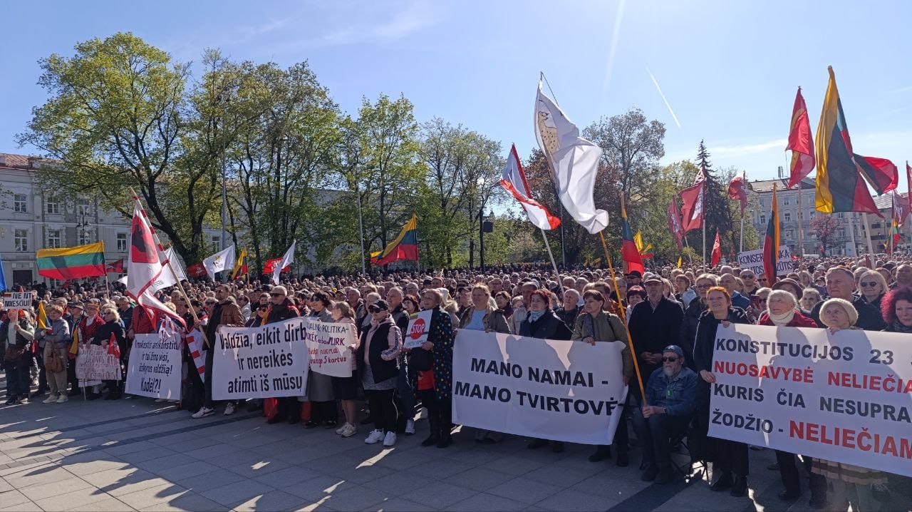 Protestas prieš NT mokesčius