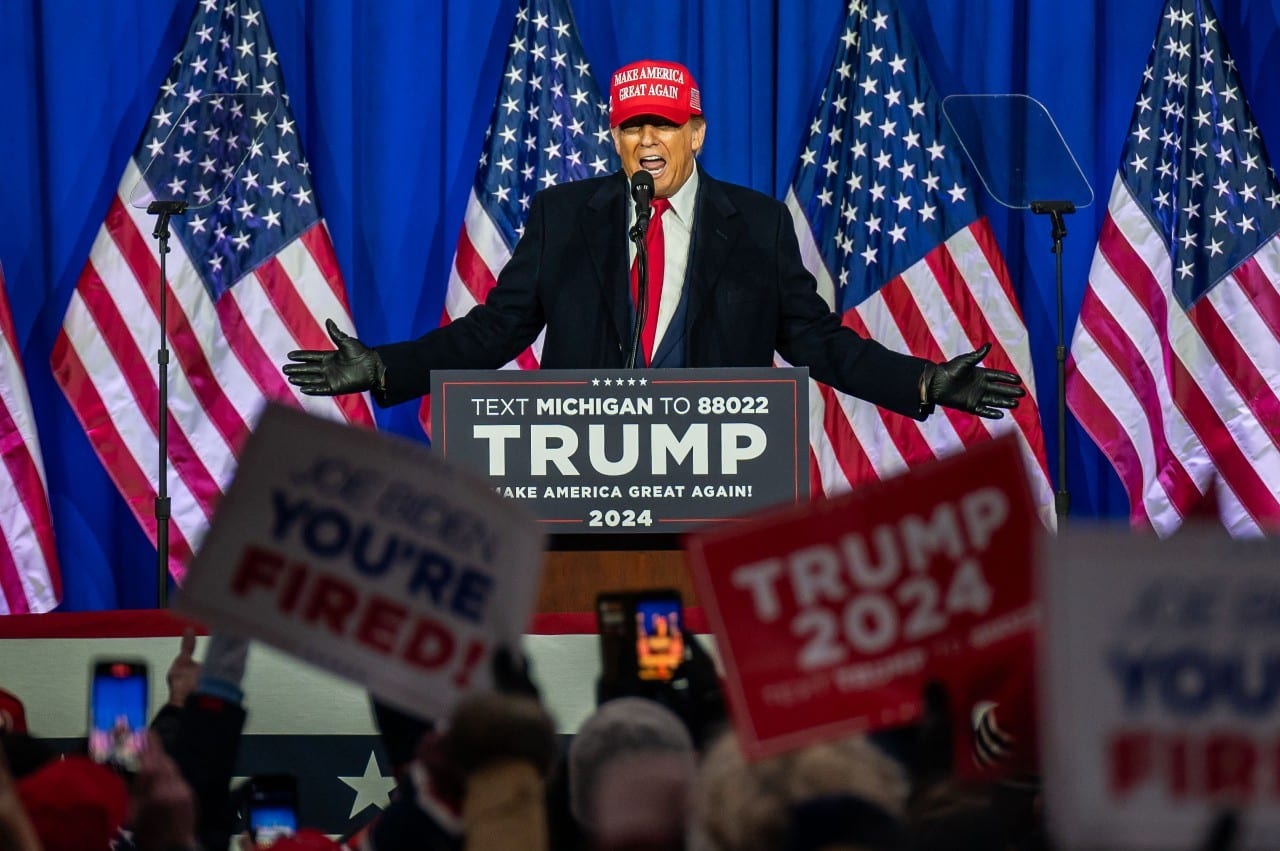 D. Trumpo pergalė