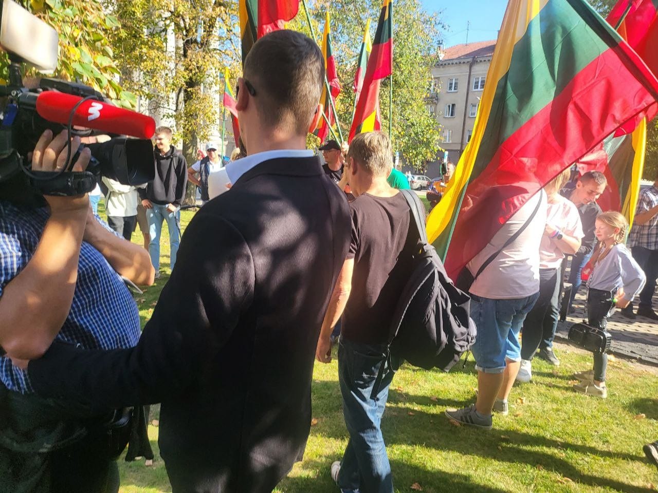 LGBT protesto akcija prie Seimo