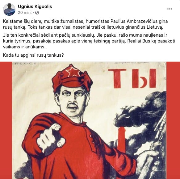 Feisbuko įrašas