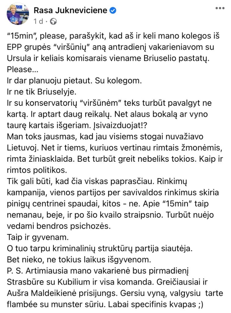 R. Juknevičienės pasisakymas