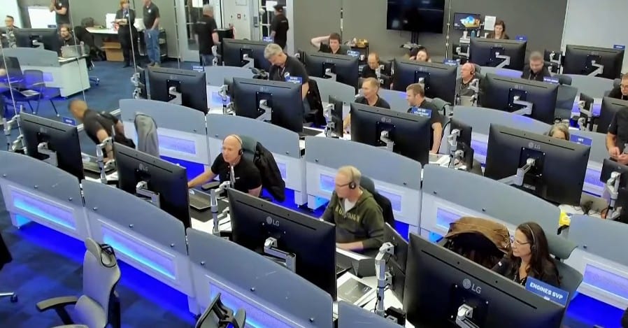„Blue Origin“ raketos paleidimo stebėjimas