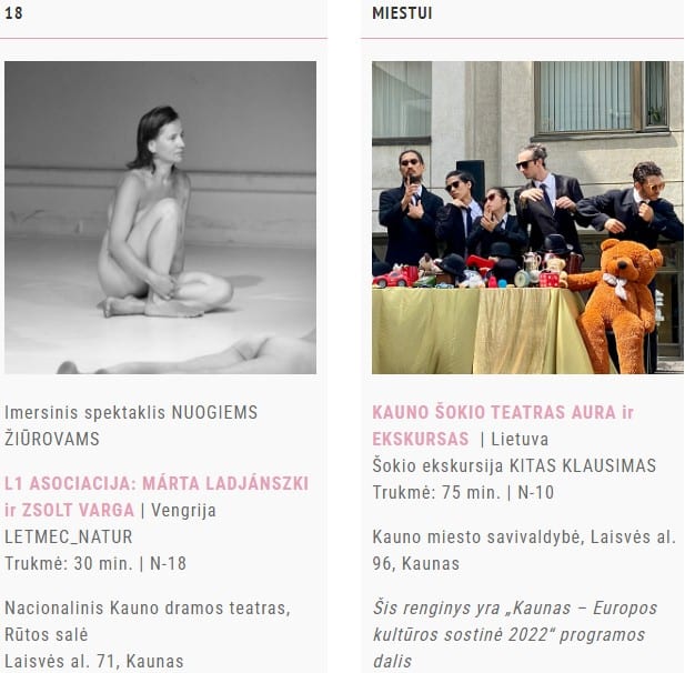 Muzikinio festivalio inscenizacija