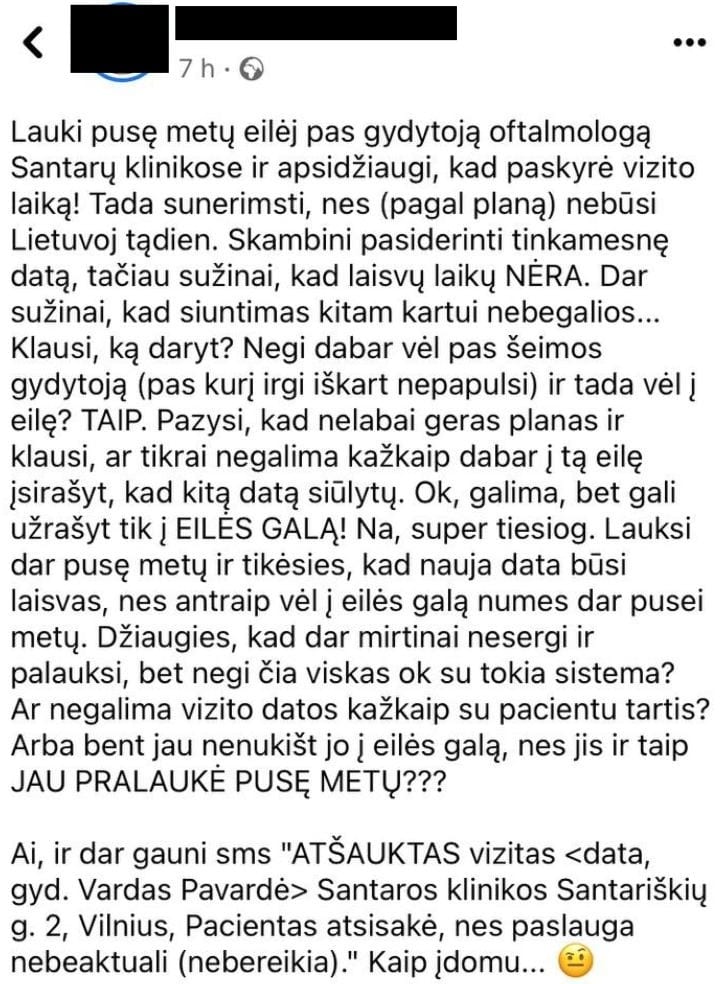 Poliklinikų veikla Lietuvoje