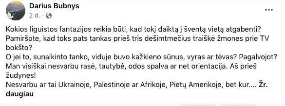 Feisbuko įrašas