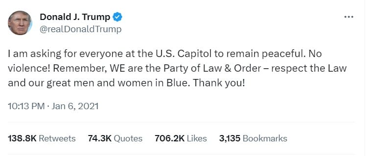 Donaldo Trumpo Tviteris