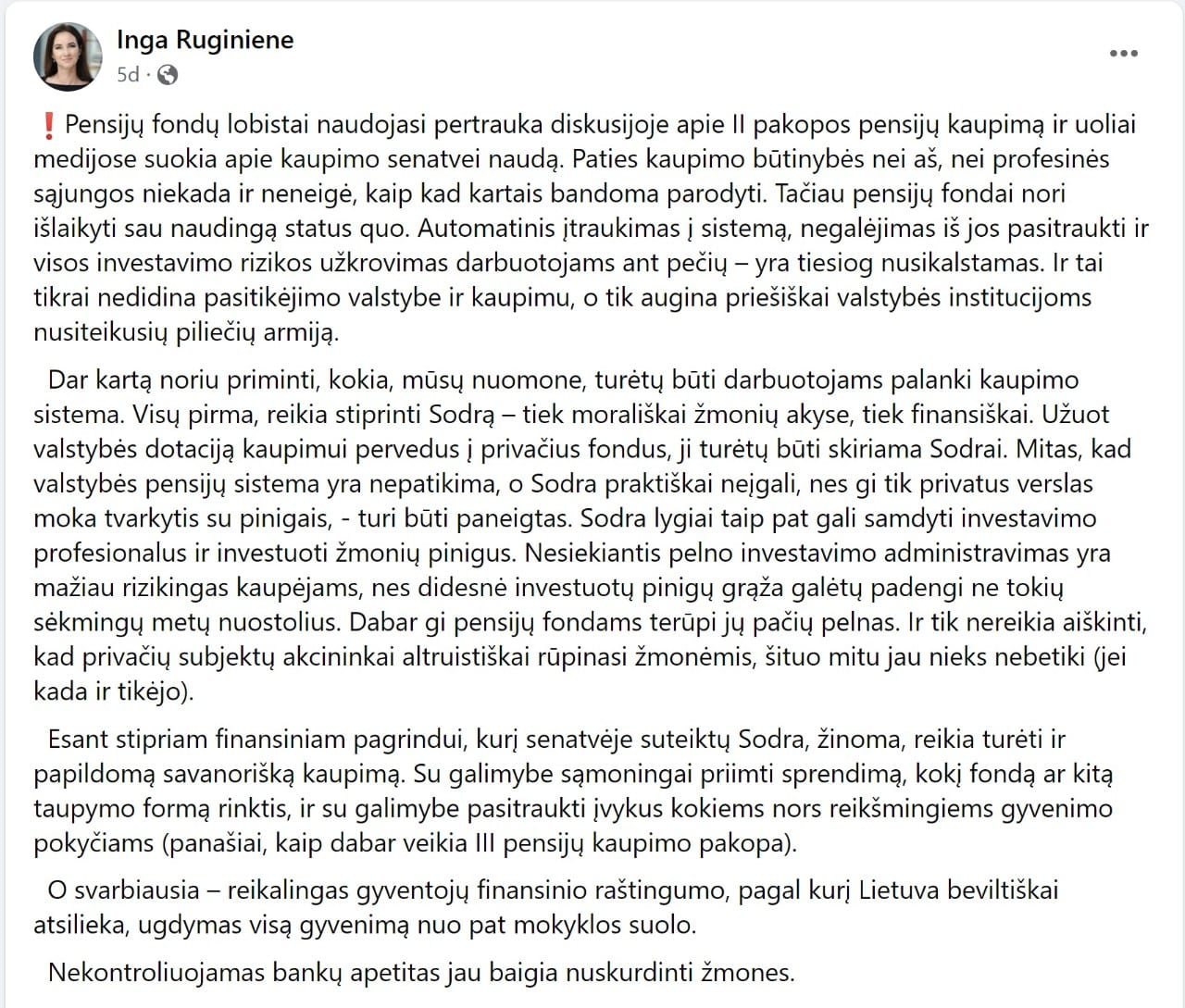 komentaras