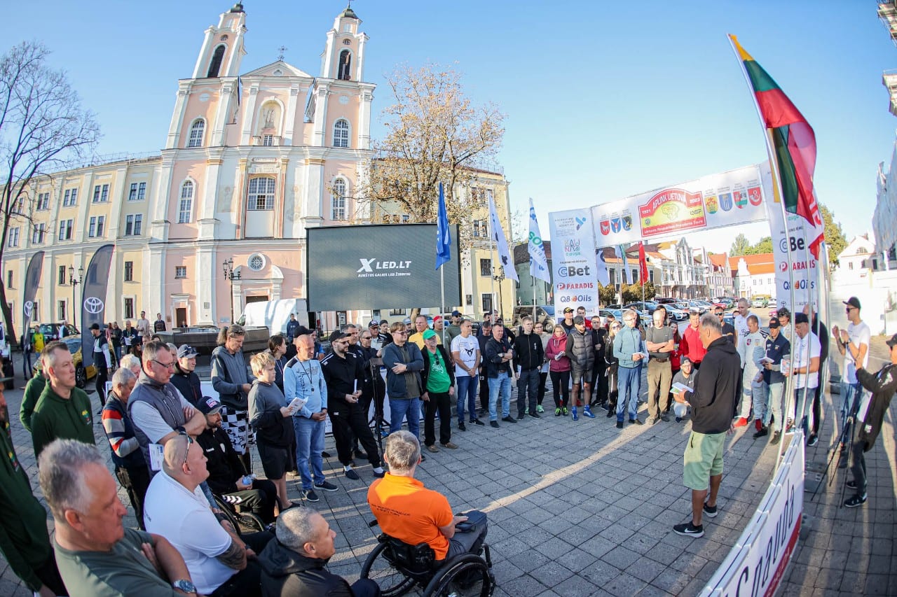 Ralio „Aplink Lietuvą 2024“ dalyviai