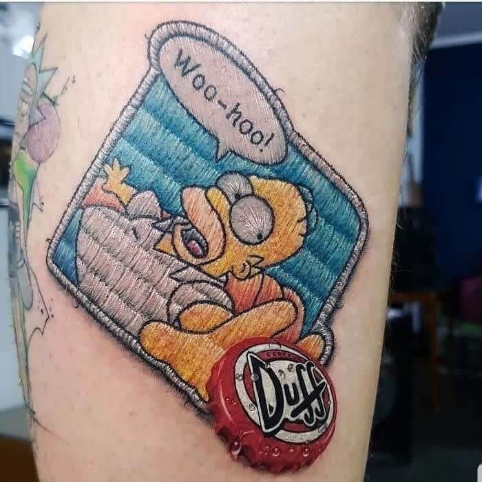 Homerio Simpsono tatuiruotė