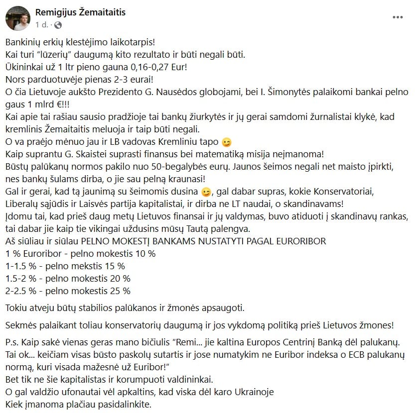 R. Žemaitaičio pasisakymas