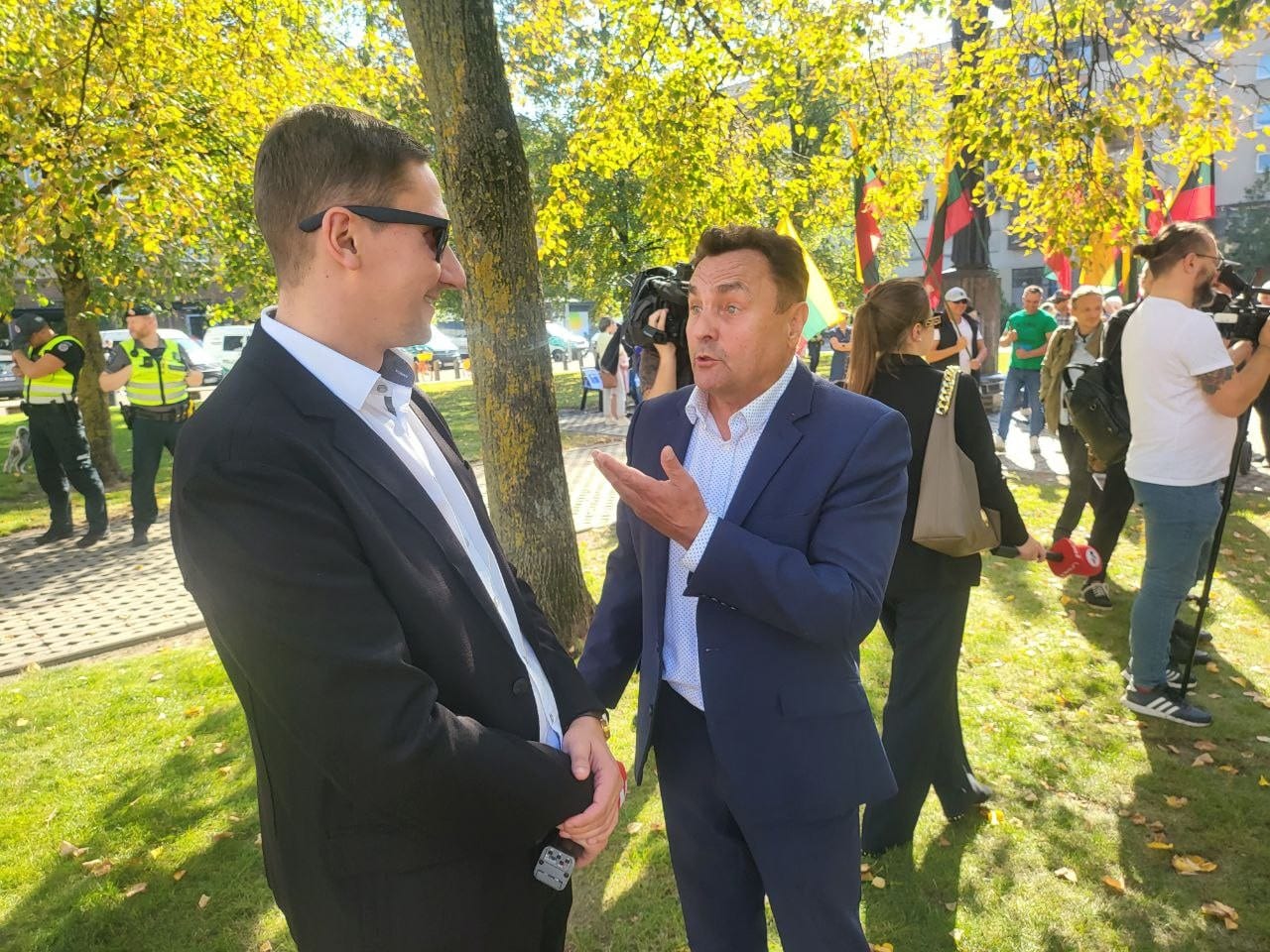LGBT protesto akcija prie Seimo
